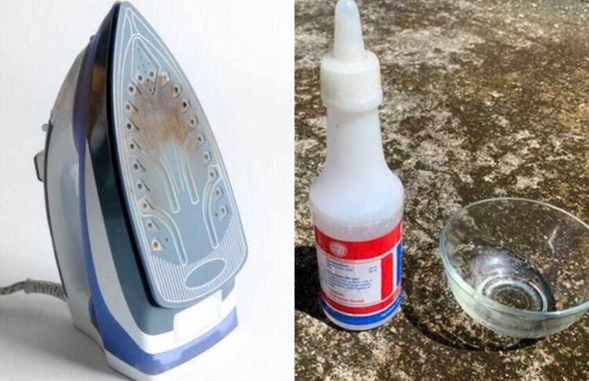Gambar Cara Ampuh Membersihkan Kerak Gosong Pada Setrika