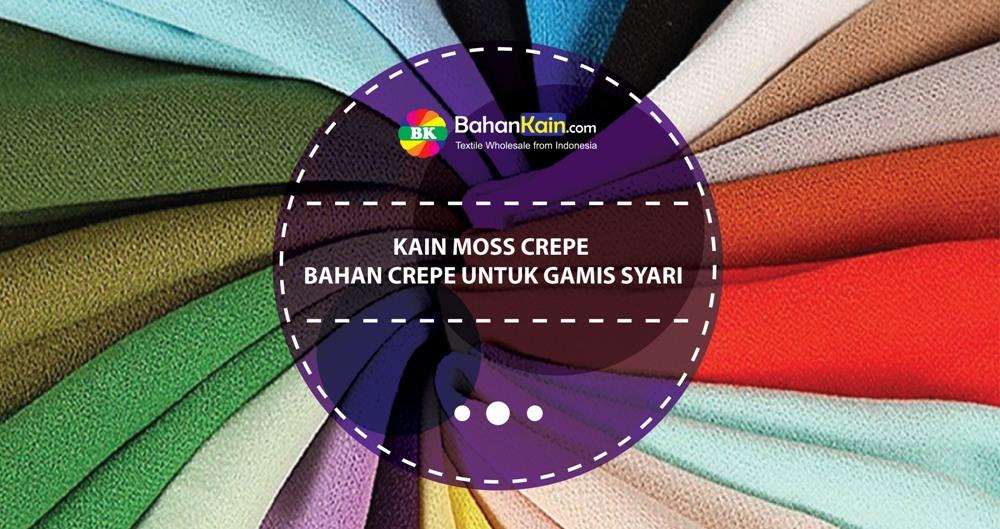 Perbedaan kain moss crepe dan wollycrepe