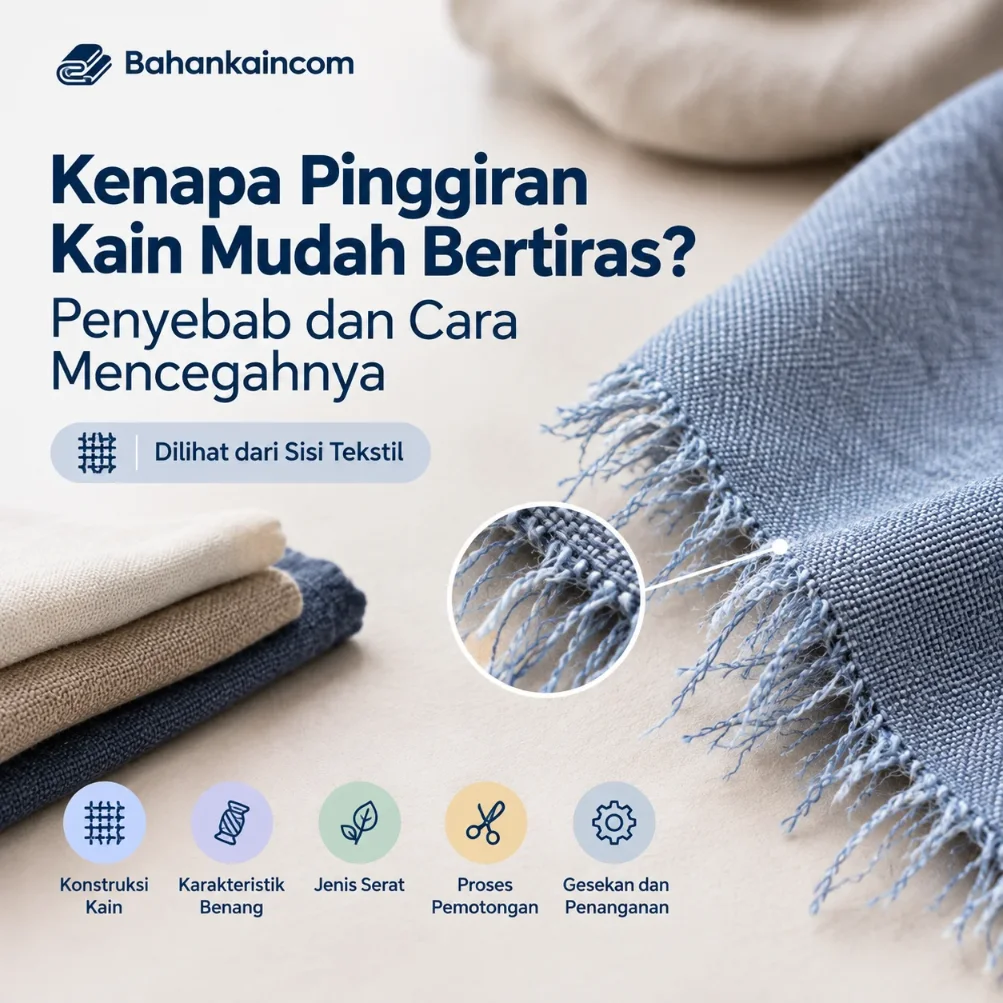 5 Penyebab Utama Kain Mudah Bertiras atau Fraying