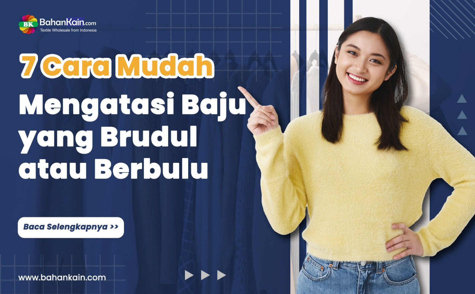 7 Cara Mudah Mengatasi Baju yang Brudul atau Berbulu