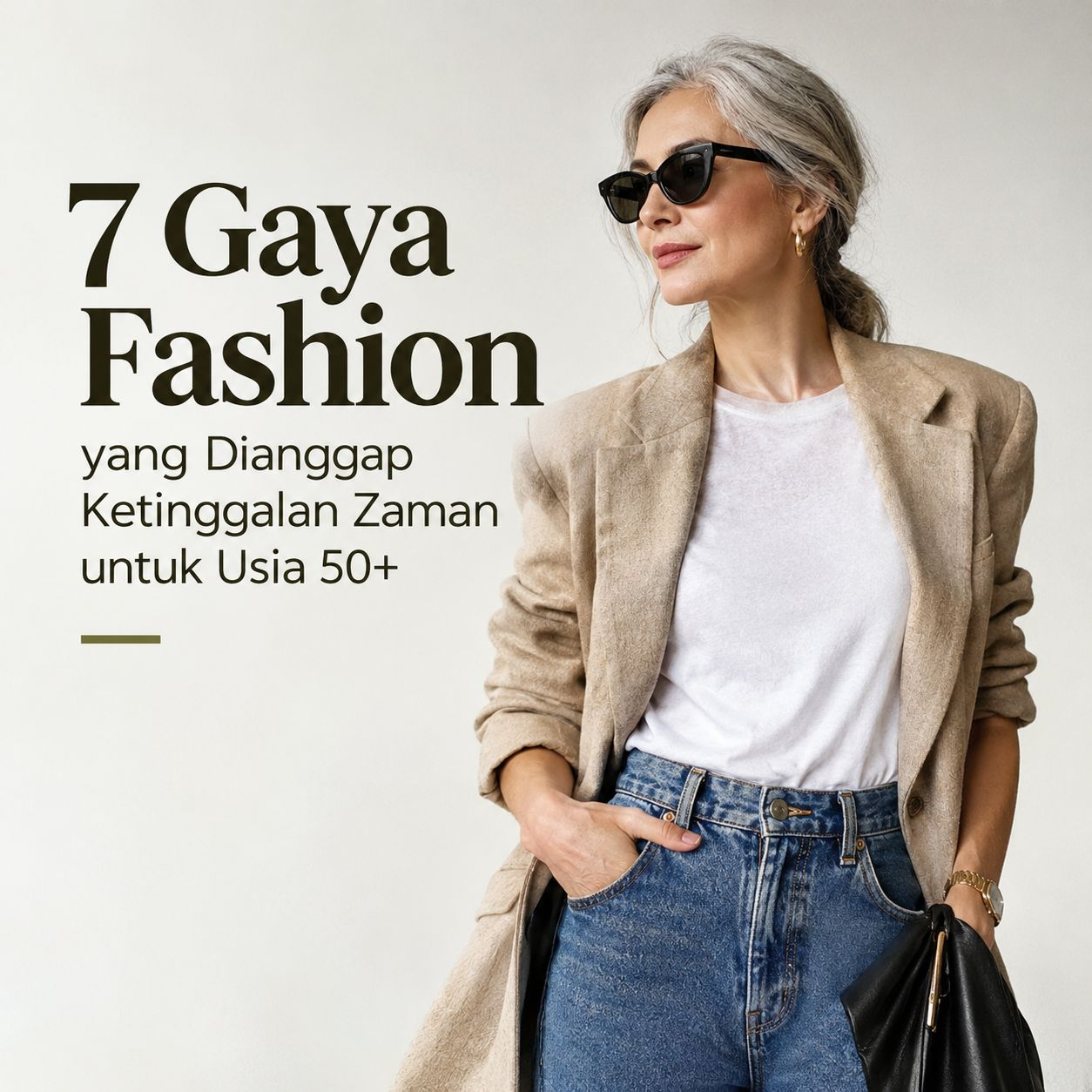 7 Gaya Fashion yang Dianggap Ketinggalan Zaman untuk Usia 50 Tahun ke Atas, Masih Suka Pakai?