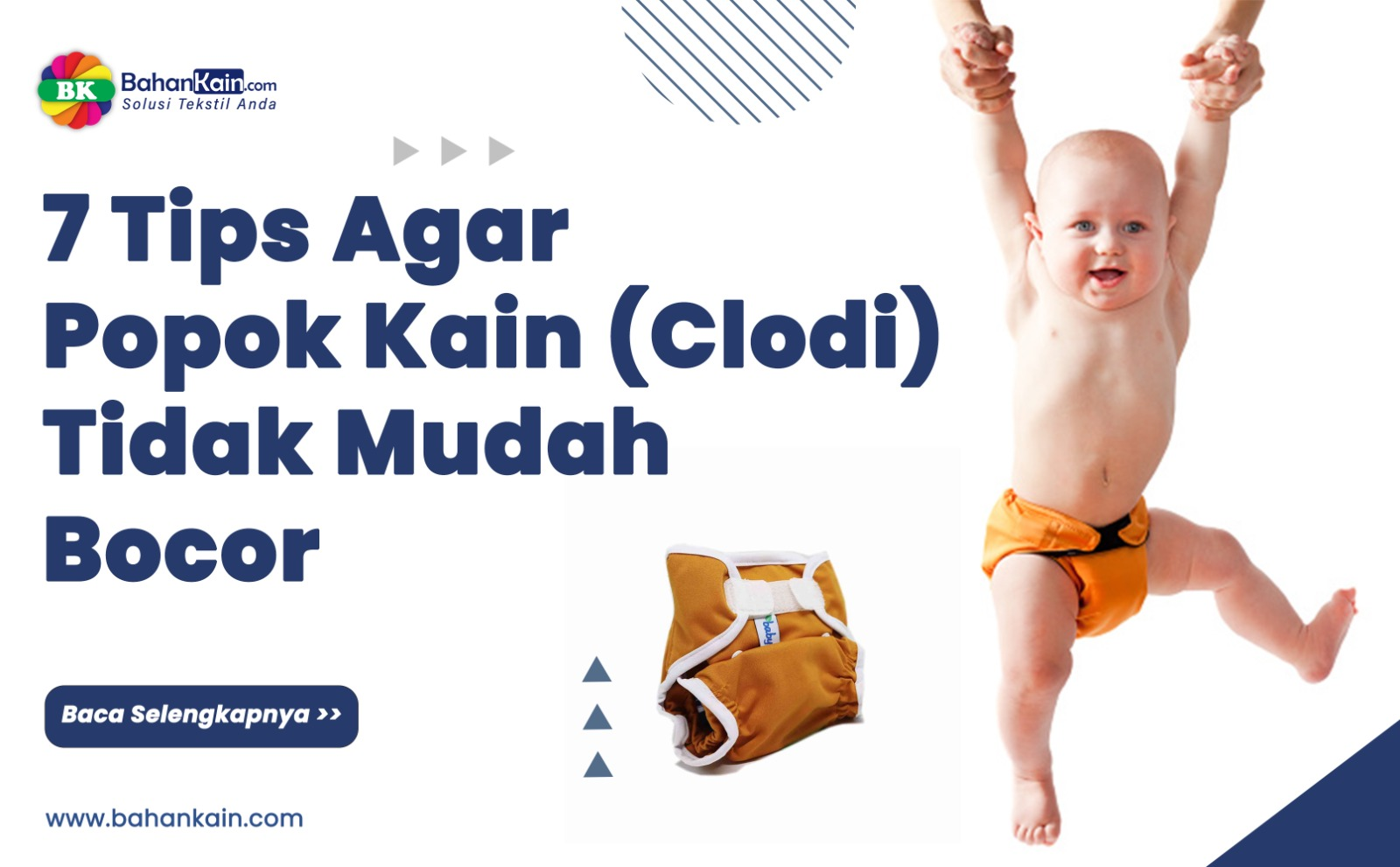 7 Tips Agar Popok Kain (Clodi) Tidak Mudah Bocor