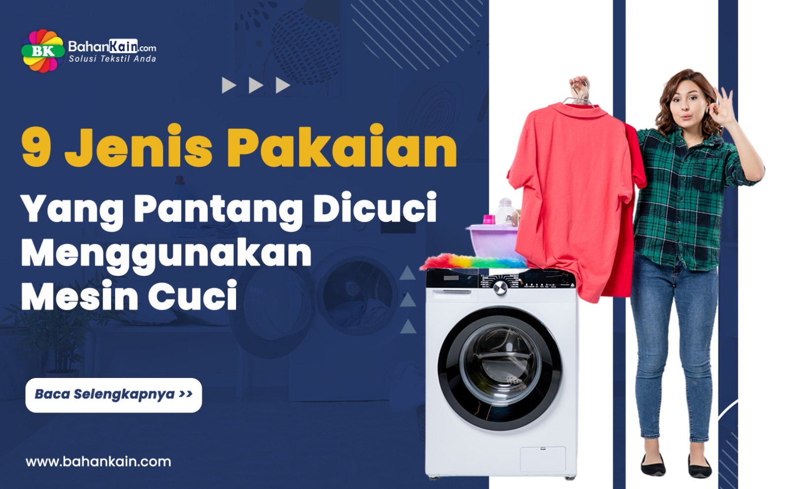 9 Jenis Pakaian Yang Pantang Dicuci Menggunakan Mesin Cuci