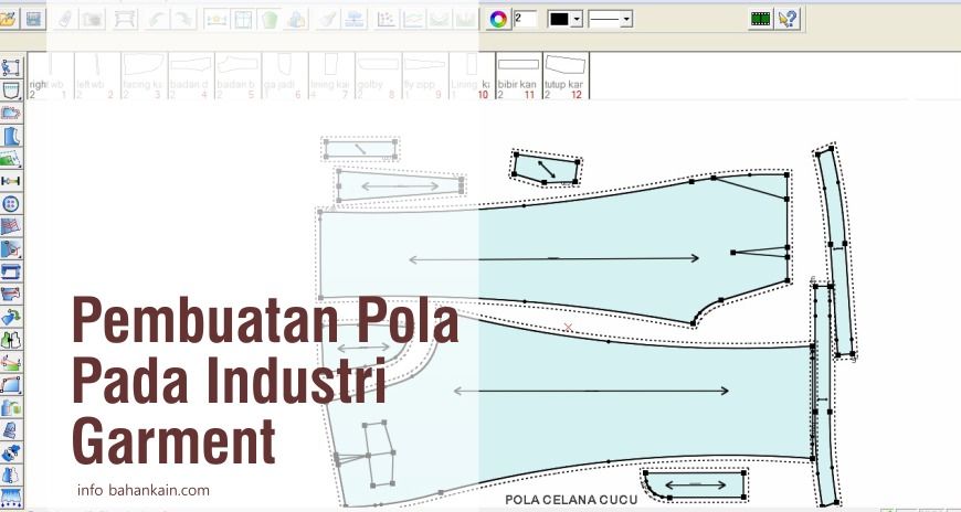 Pembuatan Pola Pada Industri Garmen