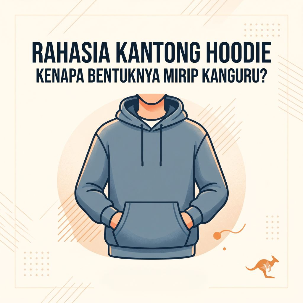 Alasan Genius di Balik Kantong Kanguru Hoodie, Bukan Cuma Tempat Tangan Salting!