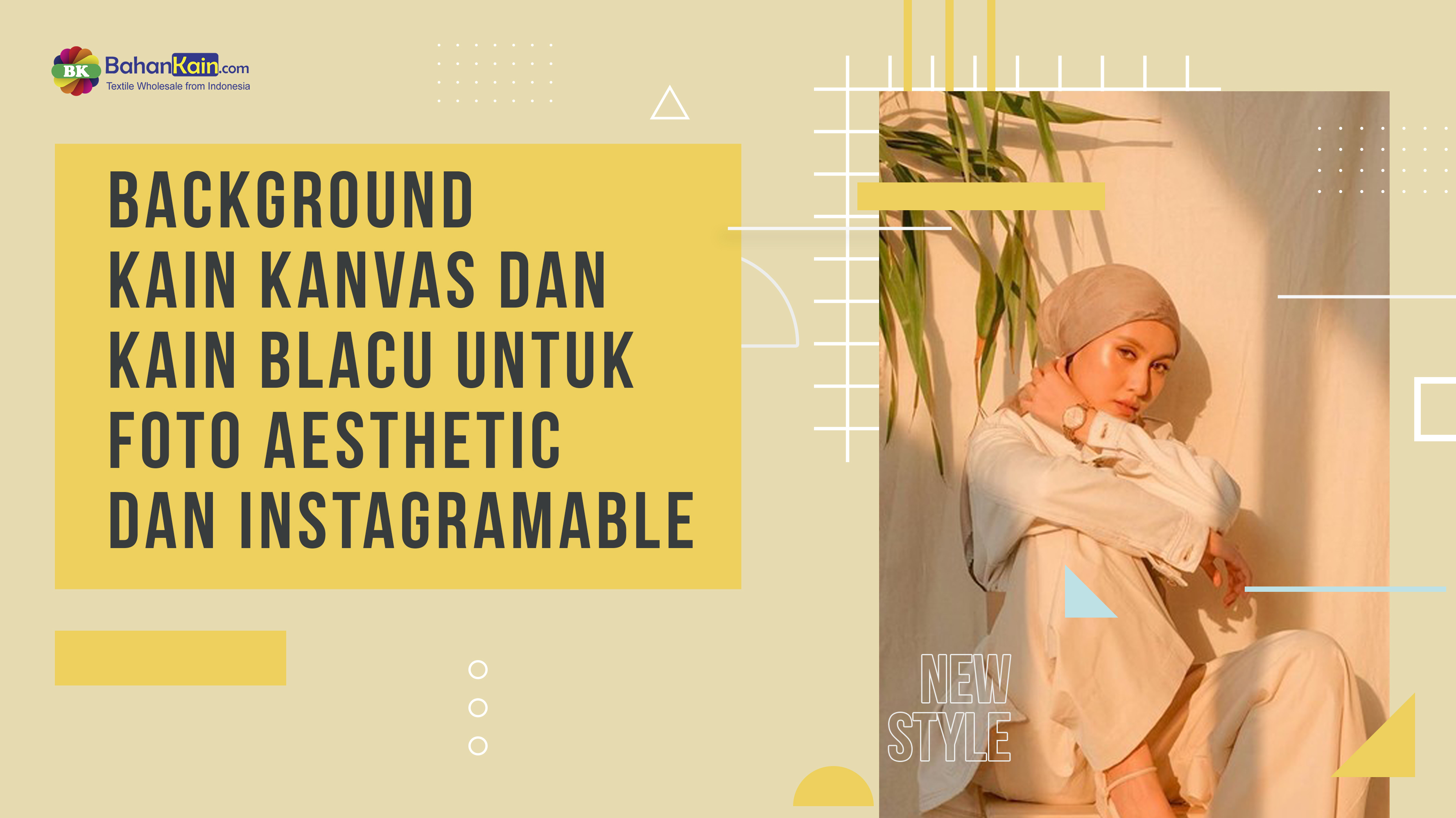 BACKGROUND KAIN KANVAS DAN KAIN BLACU untuk FOTO AESTHETIC dan INSTAGRAMABLE