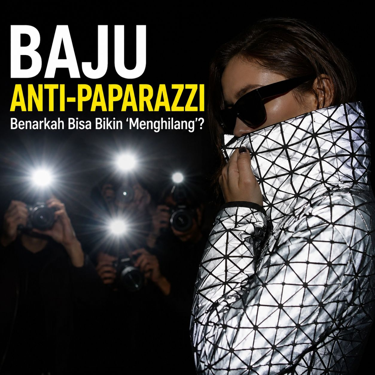Baju Anti-Paparazzi: Ketika Pakaian Dipakai untuk “Mengacaukan” Kamera