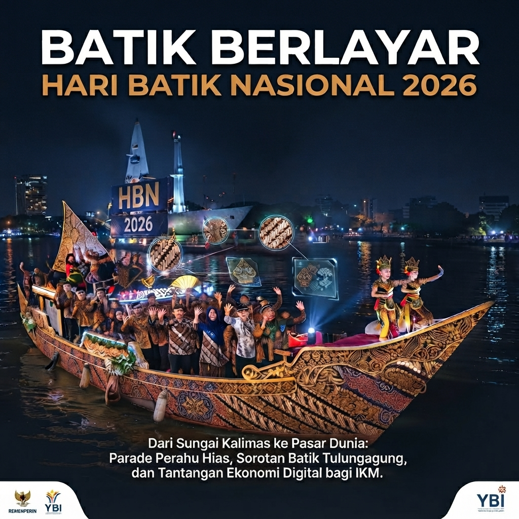 Batik Berlayar Meriahkan Perayaan Hari Batik Nasional 2026 di Surabaya
