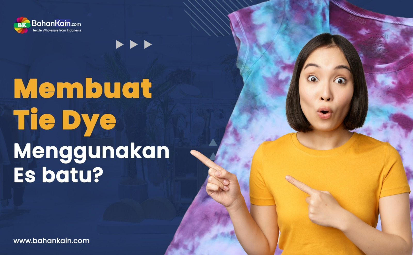 Berkreasi Dengan Teknik Pewarnaan Kain Ice Dye