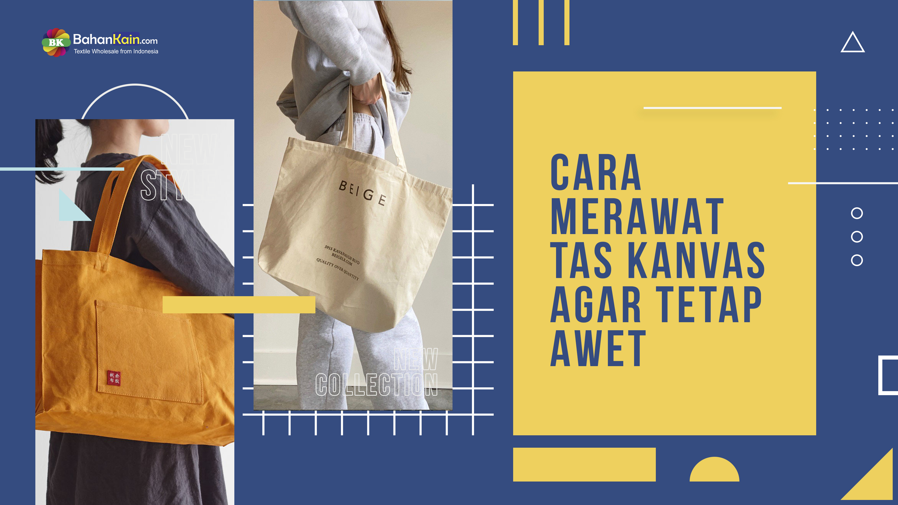 Cara Merawat Tas Kanvas agar Tetap Awet