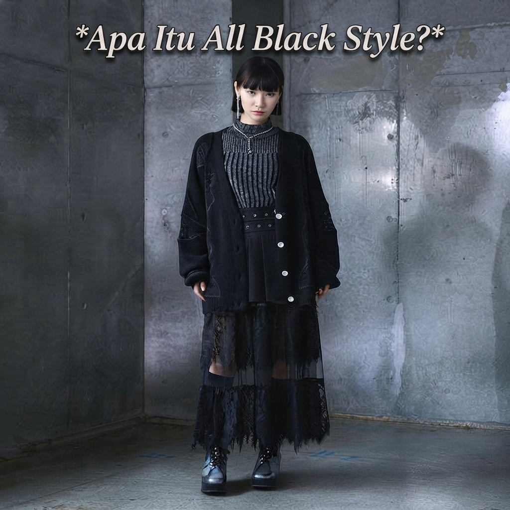 Cara Tampil Stylish dengan Outfit All Black, Bukan Sekadar Pakai Baju Serba Hitam