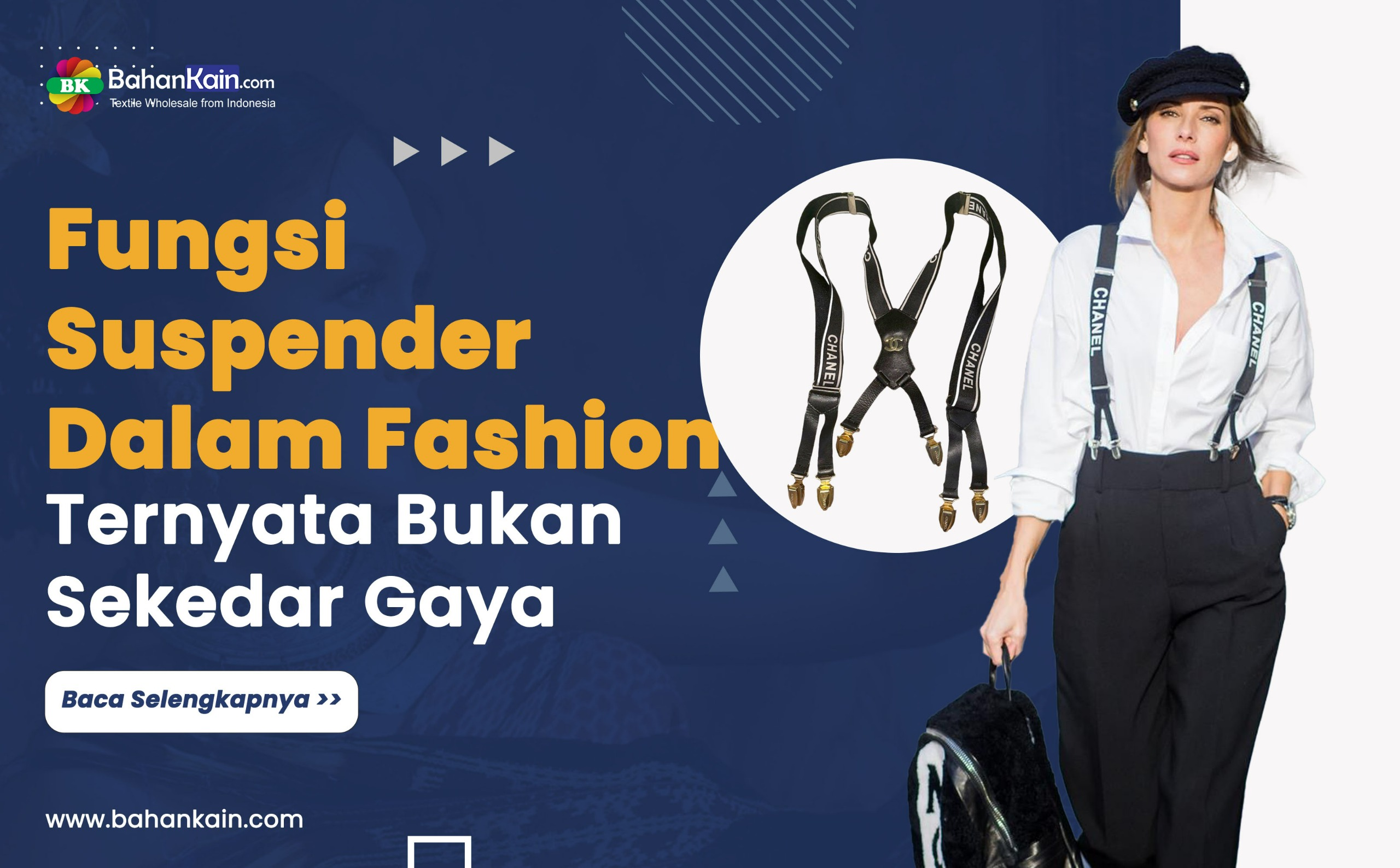 Fungsi Suspender Dalam Fashion, Ternyata Bukan Sekedar Gaya