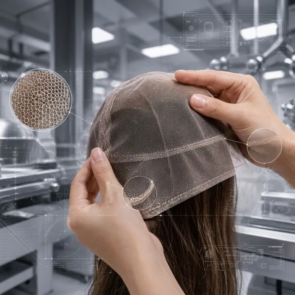 HD Lace Wig Cap, Teknologi Tekstil di Balik Hairline yang Terlihat Natural
