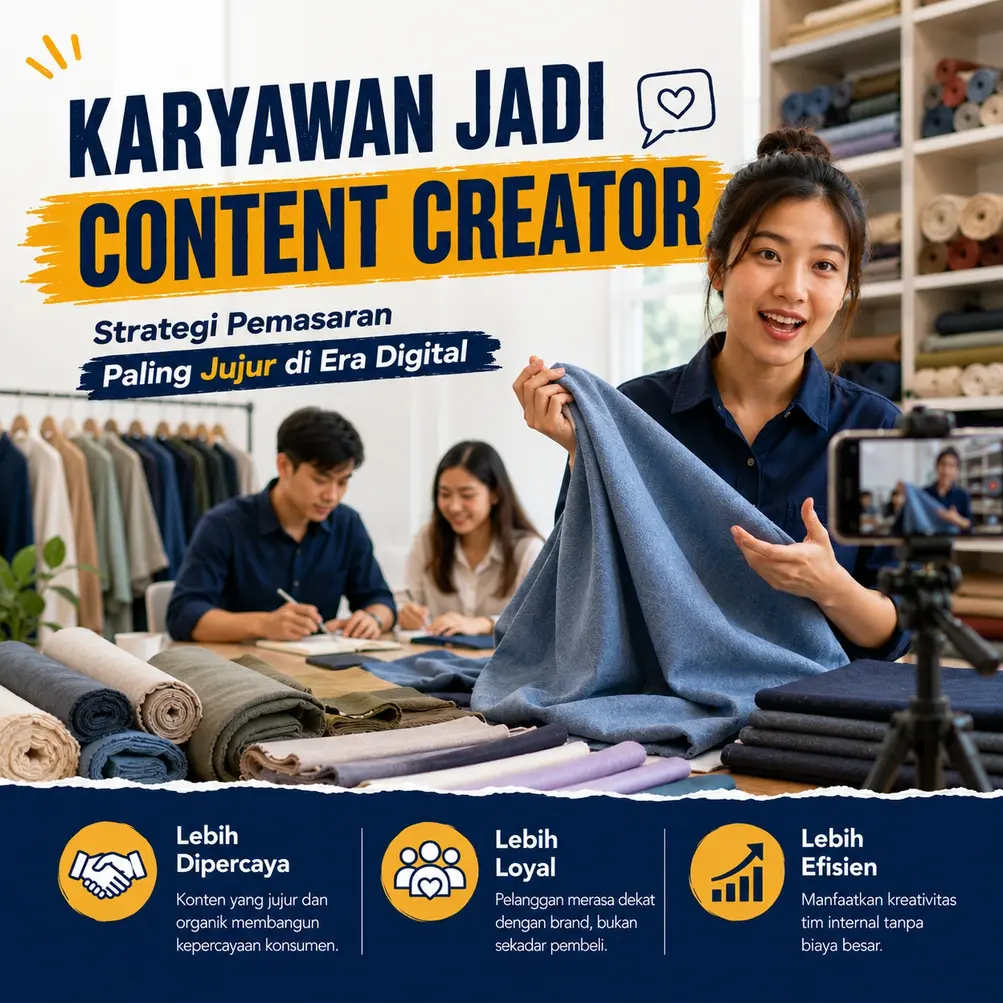 Karyawan Jadi Content Creator, Strategi Promosi Paling Jujur di Era Digital 