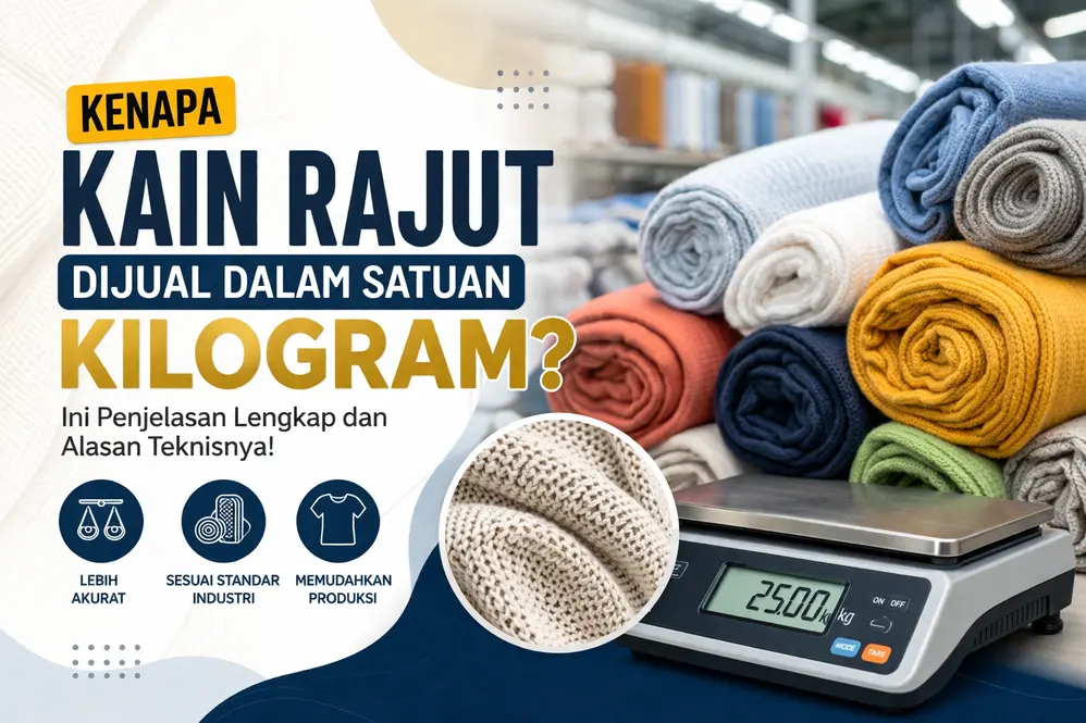 Kenapa Bahan Kaos Dijual Per-kg bukan meter? Ini Penjelasannya!