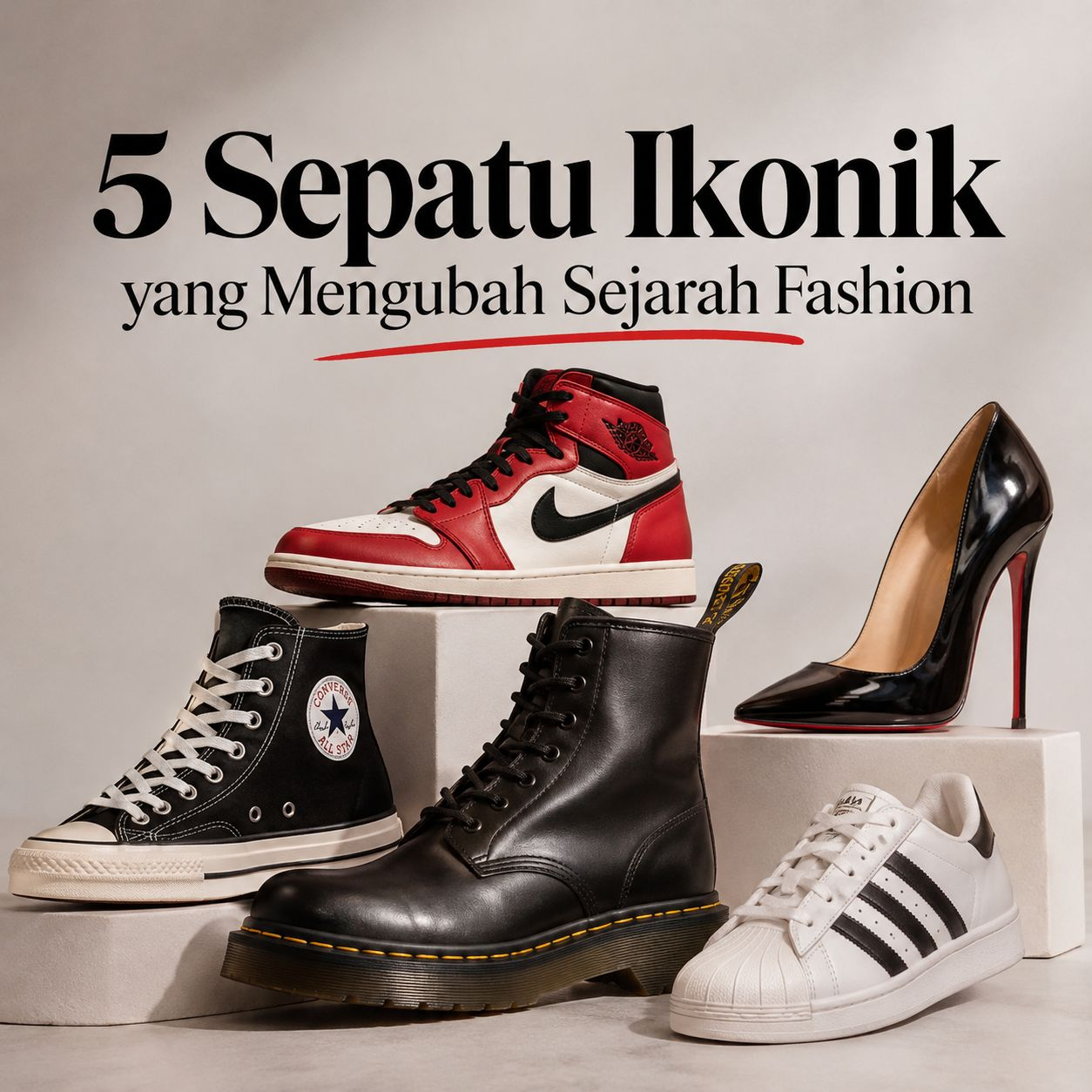 Ketika Sepatu Lebih Ikonik daripada Pakaian: 5 Footwear yang Mengubah Sejarah Fashion