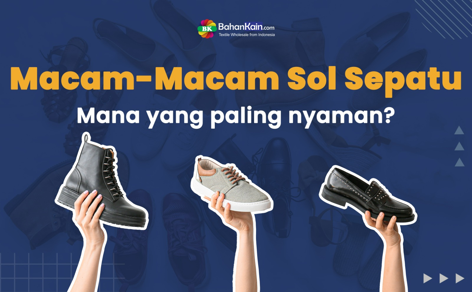 Macam-Macam Sol dan Karakteristiknya, Mana Yang Paling Nyaman?