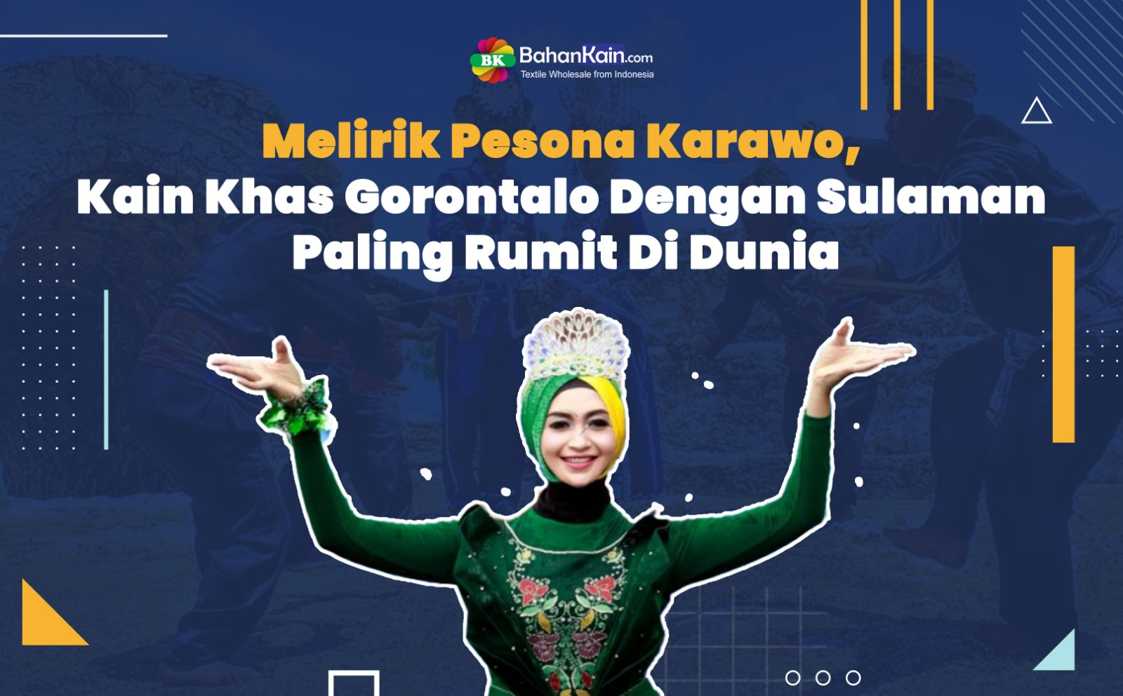 Melirik Pesona Karawo, Kain Khas Gorontalo Dengan Sulaman Paling Rumit Di Dunia