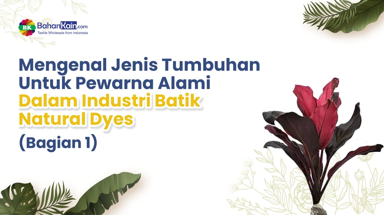 Mengenal Jenis Tumbuhan Untuk Pewarna Alami Dalam Industri Batik Natural Dyes (Bagian 3)