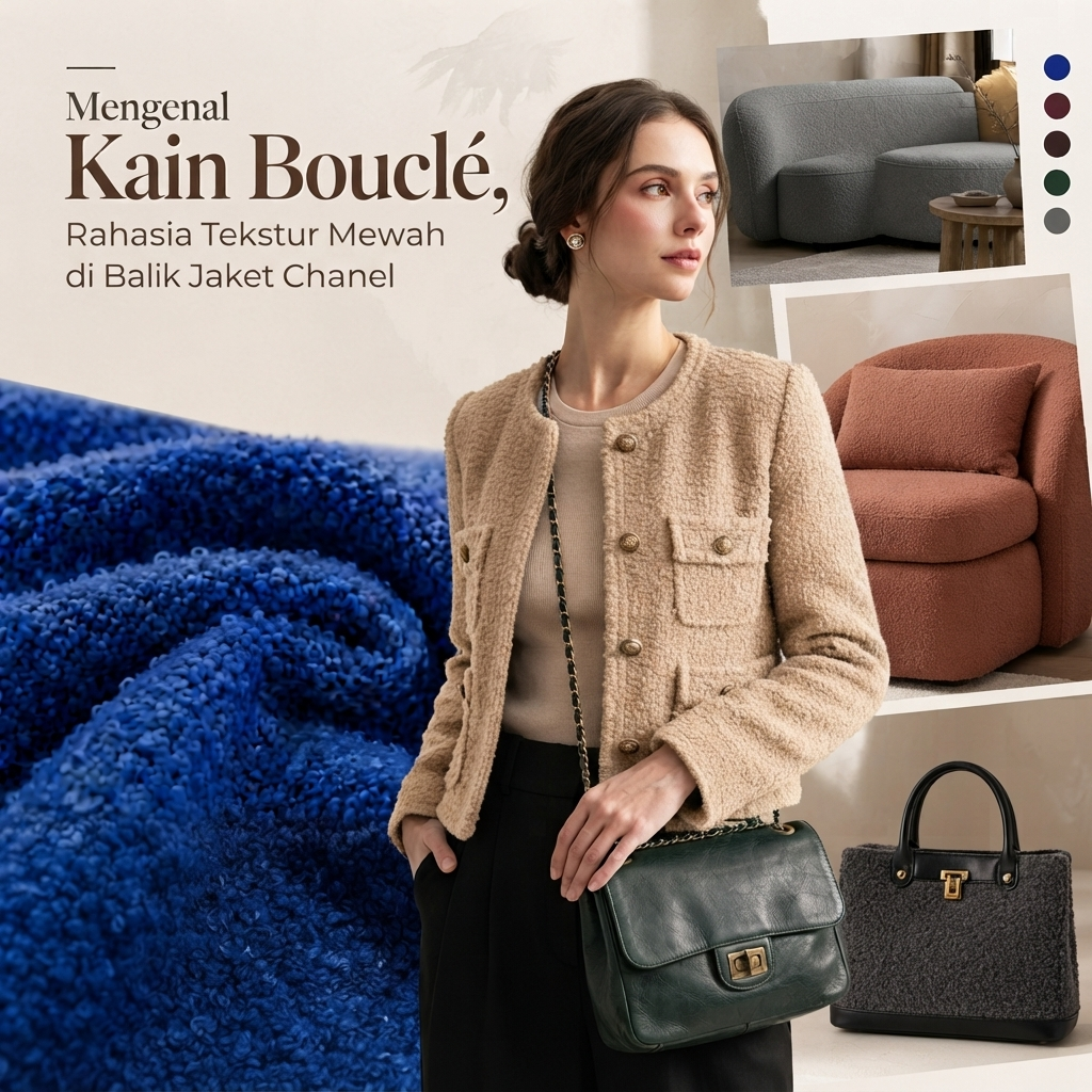 Mengenal Kain Bouclé, Rahasia Tekstur Mewah di Balik Jaket Chanel