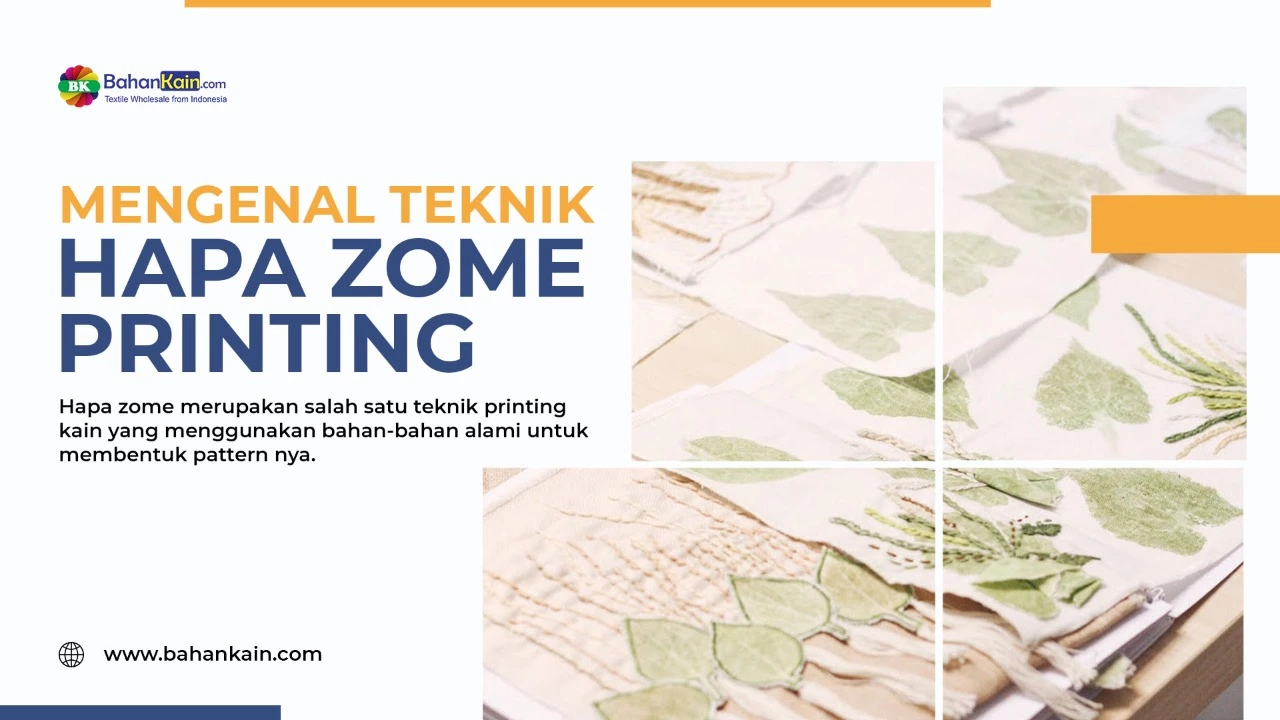 Mengenal Teknik Hapa Zome Printing Dan Cara Membuatnya