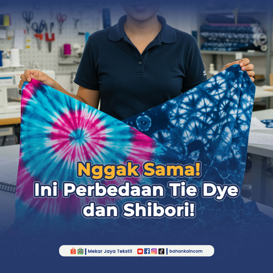 4 Perbedaan Tie Dye dan Shibori!