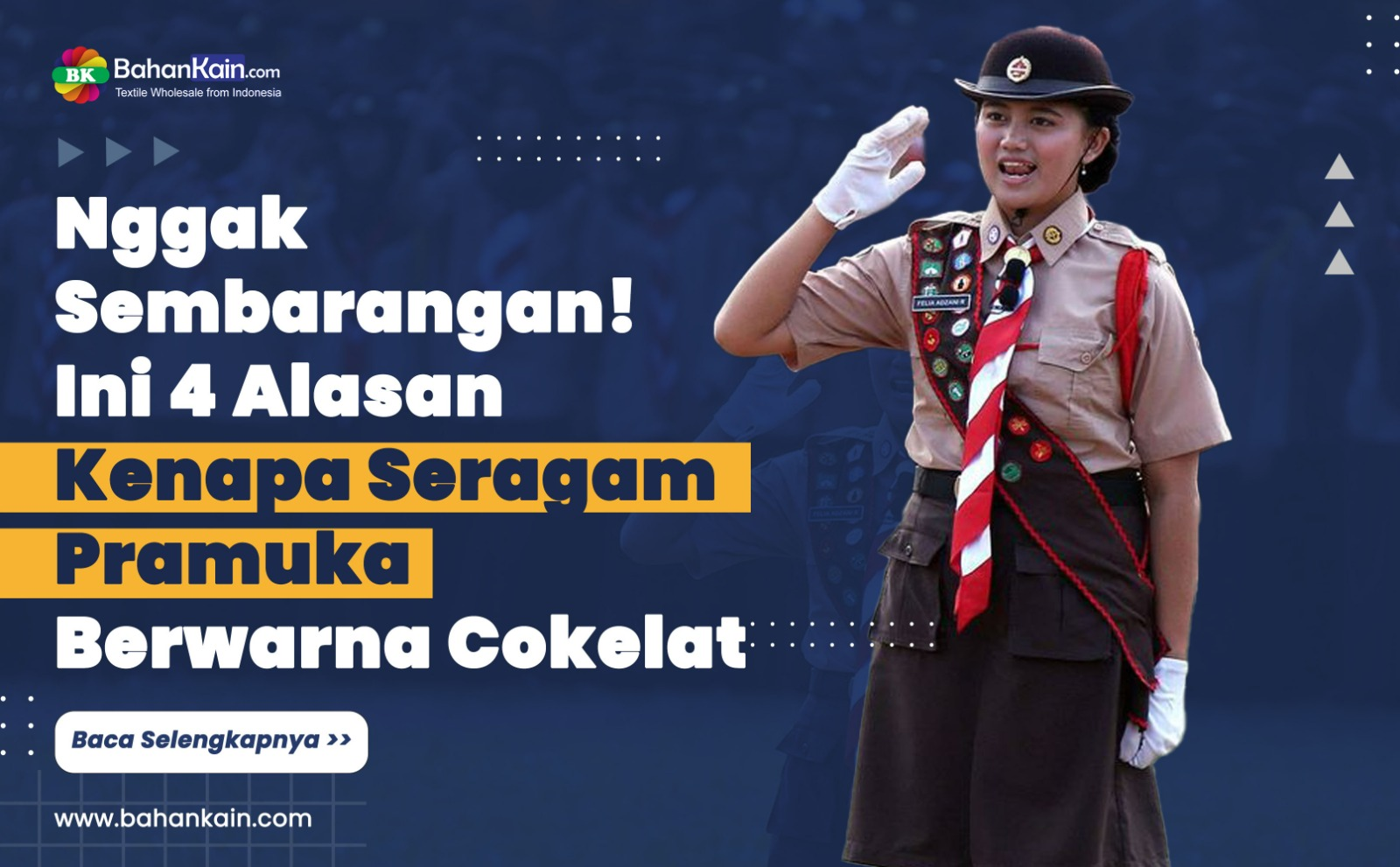 Terjawab Sudah! 4 Alasan Kenapa Seragam Pramuka Berwarna Cokelat