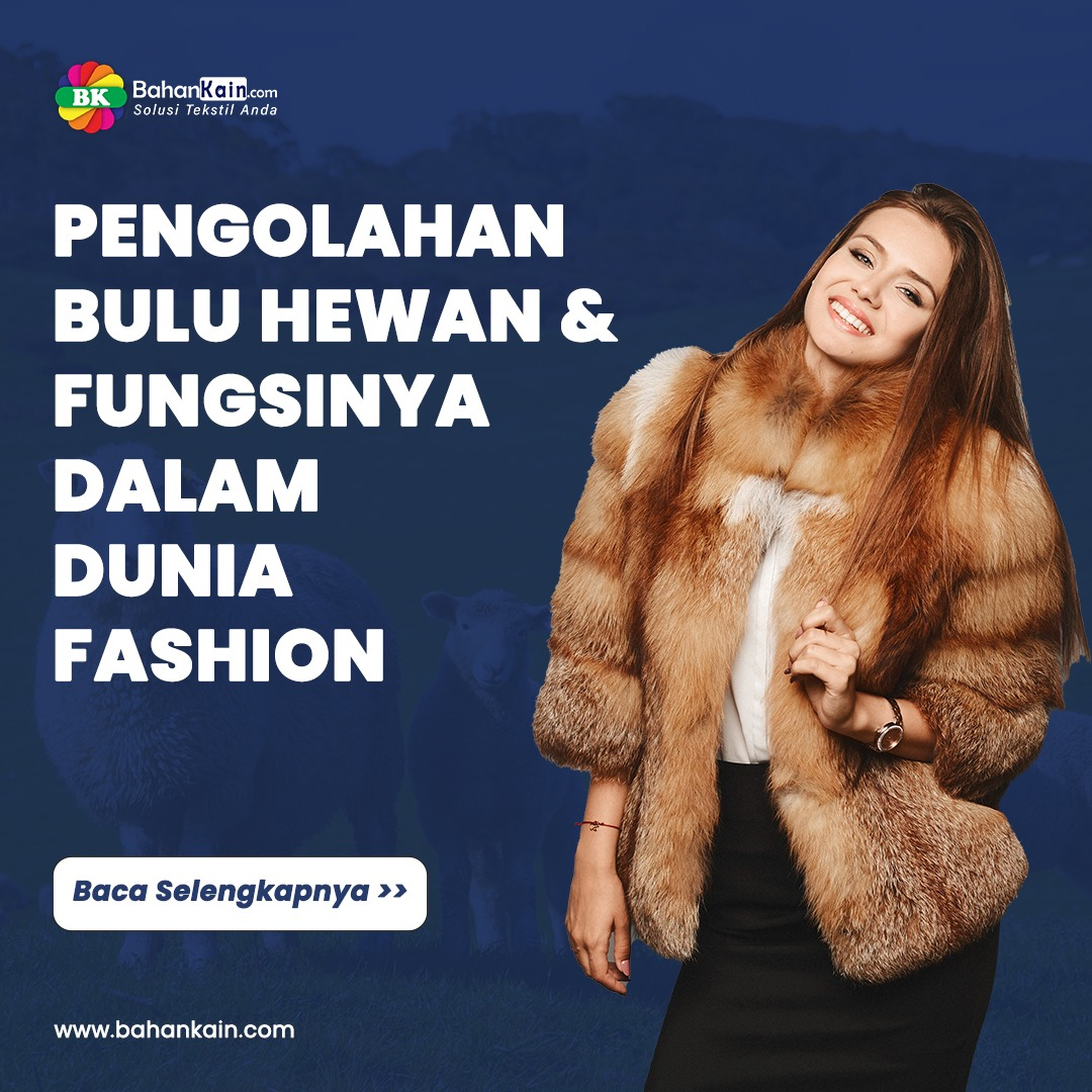 Pengolahan Bulu Hewan dan Pemanfaatannya Dalam Dunia Fashion