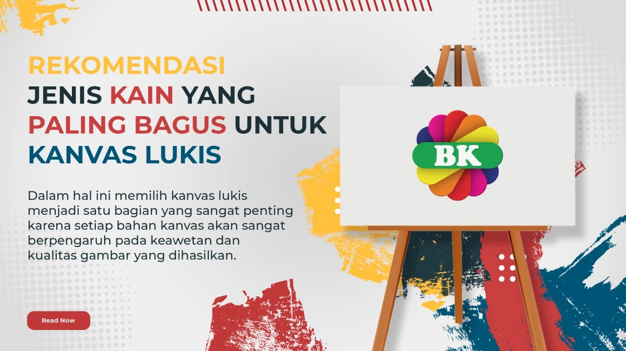 6 Rekomendasi Kain Untuk Kanvas Lukis