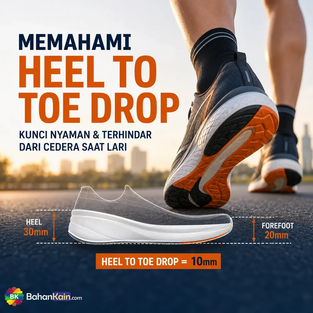 Seberapa Penting Angka Heel to Toe Drop pada Sepatu Lari? 