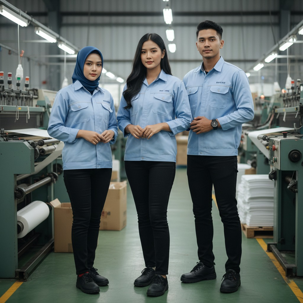 Sejarah Seragam Pekerja Pabrik: Dari Baju Kerja Kasar ke Smart Workwear   