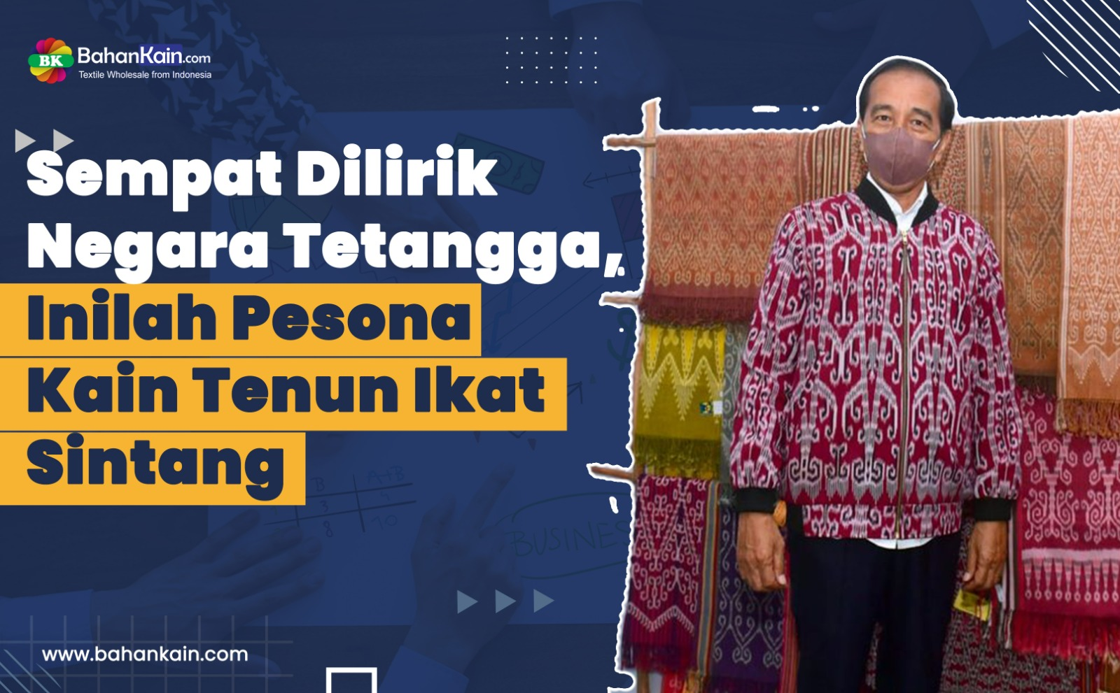 Sempat Dilirik Negara Tetangga, Inilah Pesona Kain Tenun Ikat Sintang