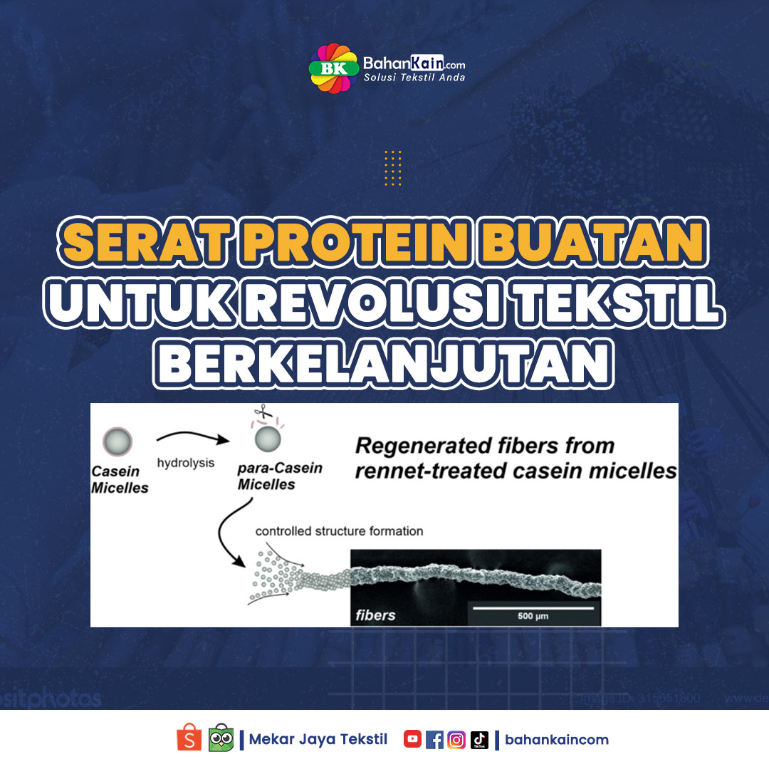 Serat Protein Buatan Untuk Revolusi Tekstil Berkelanjutan