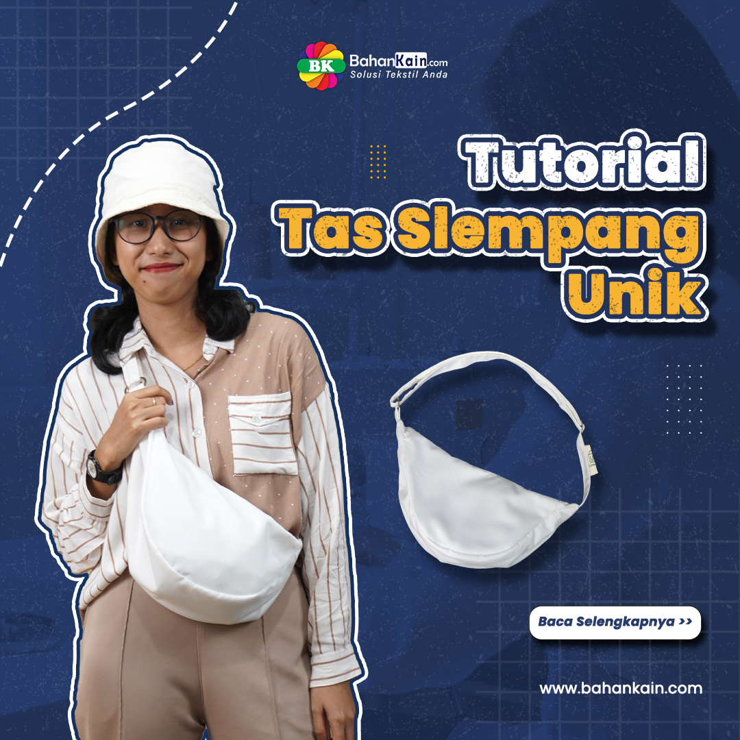 Tutorial Dumpling Bag Dari Kain Kanvas, Simpel dan Stylish!
