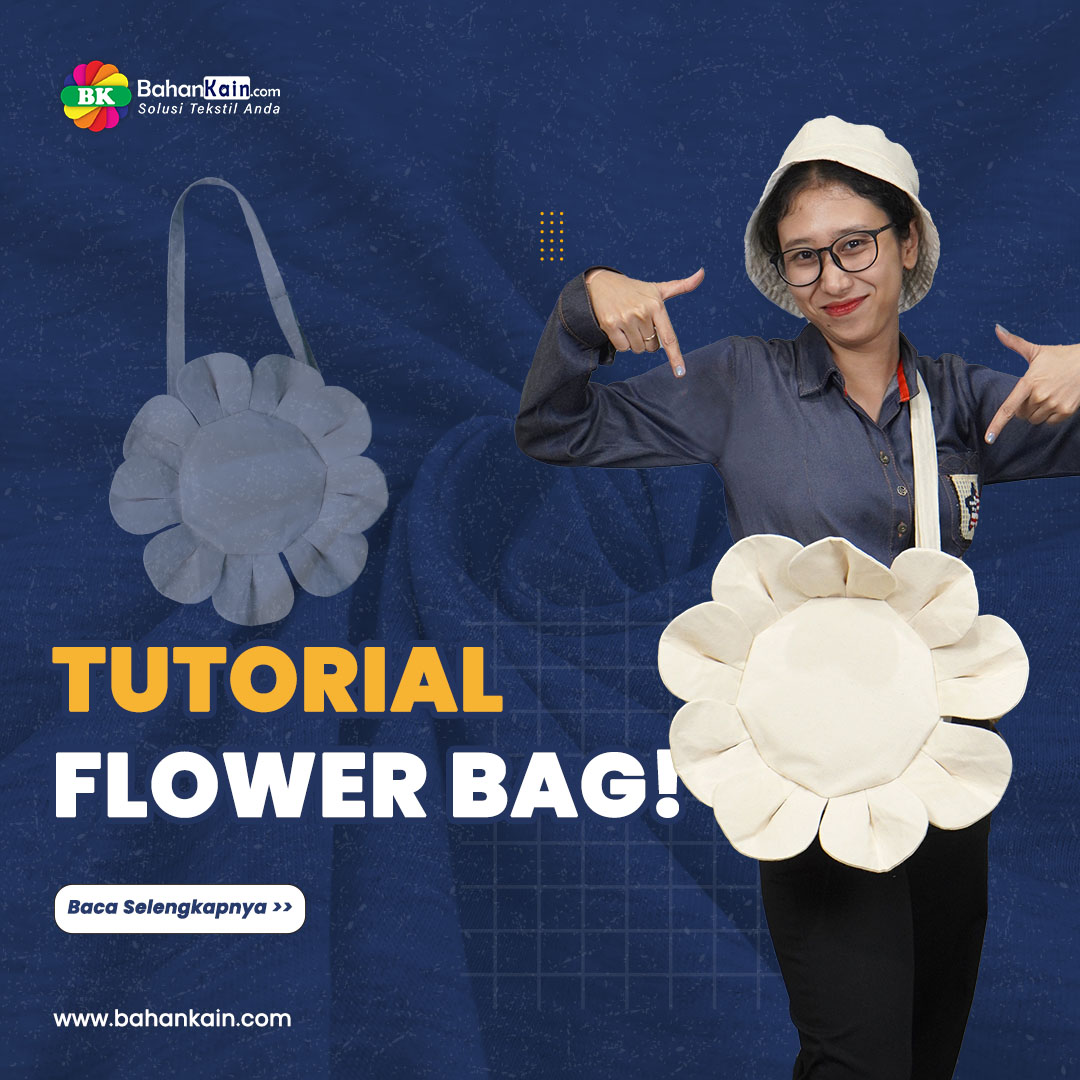 Tutorial Membuat Sling Bag Bunga, Super Lucu!