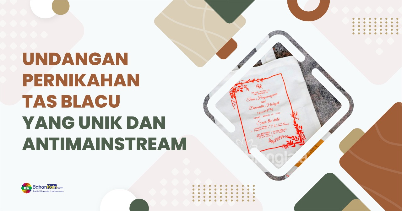 Undangan Pernikahan Tas Blacu Yang Unik Dan Anti Mainstream