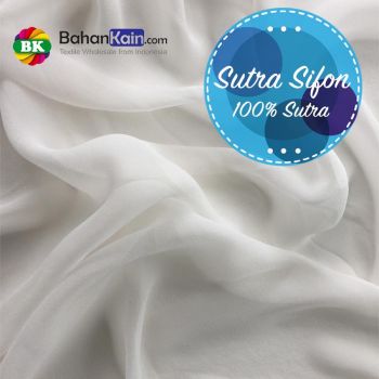 Kain Sutra Sifon AT lebar 115 cm