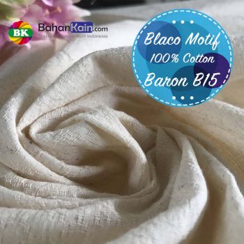 Dobby Cotton Motif Baron 15 (Greige)