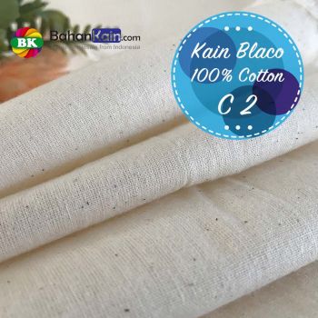 Kain Blacu Tipis Katun C2 Lebar 125 Cm