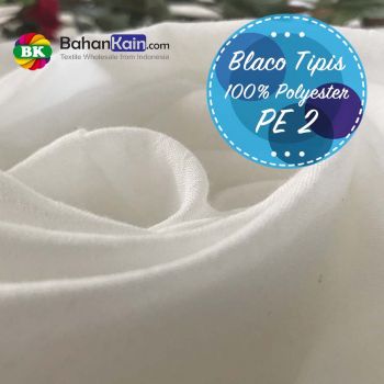 Kain Blacu 100% Polyester PE 2 Lebar 117 cm