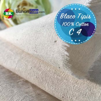 Kain Blacu Katun  C4 Lebar 120 cm 6 oz