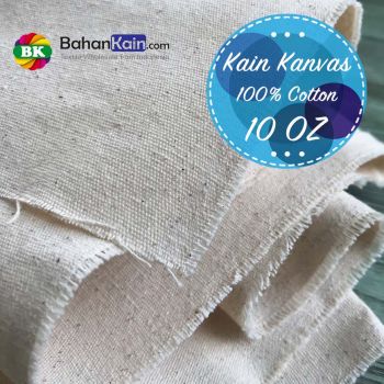Kain Kanvas Katun 10 OZ Lebar 157,5 cm