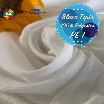 Kain Blacu PE 1 Lebar 117 cm (100% Polyester)