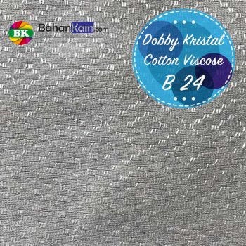 Kain Dobby Kristal Katun Viscose Broken White - B 24