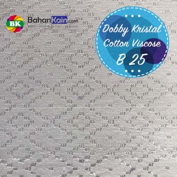 Kain Dobby Viscose Kristal Kombinasi  - B 25