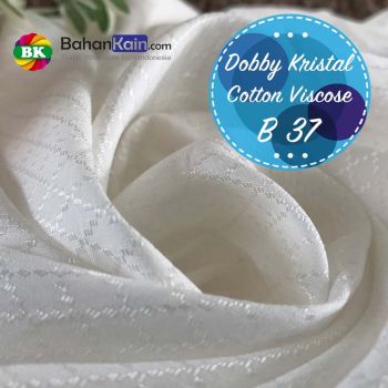 Kain Dobby Viscose Kristal Klasik Broken White - B 37