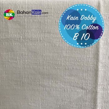 Jual Kain Dobby Katun  B 10 Broken White Lebar 150 