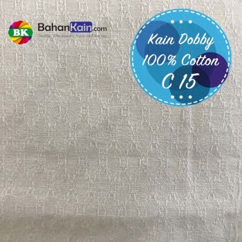 Kain Dobby 100% Katun C15 Lebar 150 CM