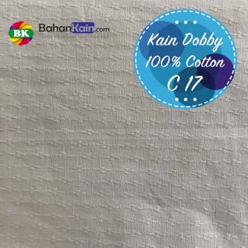 Kain Dobby 100% Cotton Motif C 17 Lebar 150 CM