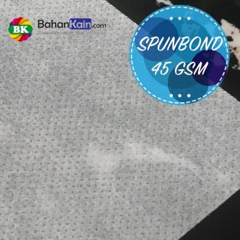Bahan Furing Nonwoven Spunbond 45 GSM
